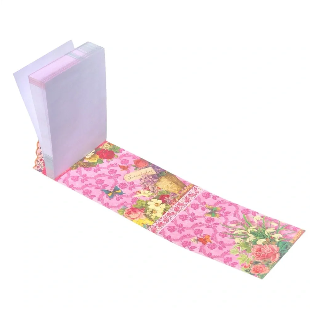 Punch Studio Embellished Mini Pocket Notepad ~ Friendship Quote (66345)
